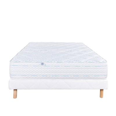 Ensemble matelas + sommier de luxe - THERMOTEC - 140x190 cm