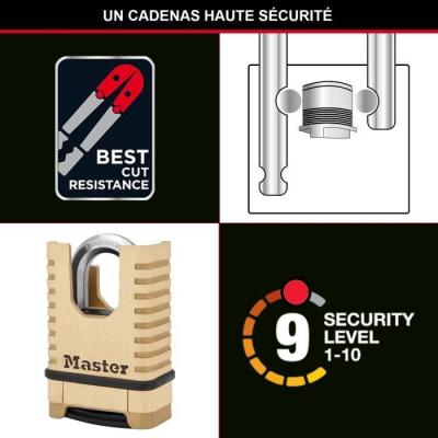 Cadenas Haute Sécurité MASTER LOCK - Ultra Résistant