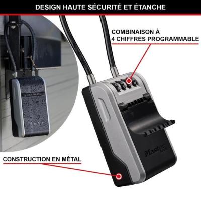 Armoire sécurisée Masterlock Boîte à clés 5482EURD COFFRE FORT