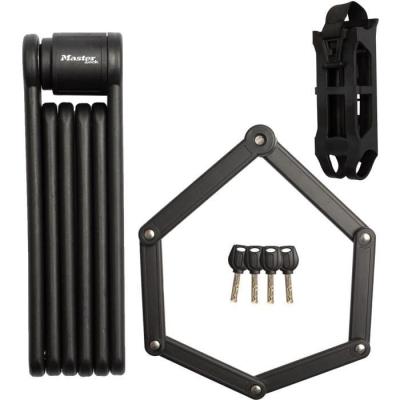 Antivol Vélo Pliable MASTER LOCK - Sécurité en Acier Trempé