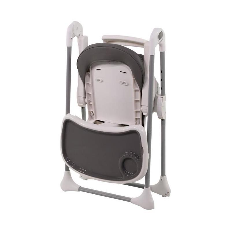 Chaise haute NANIA BIANCA - Confortable et pratique - Fabriquée en France