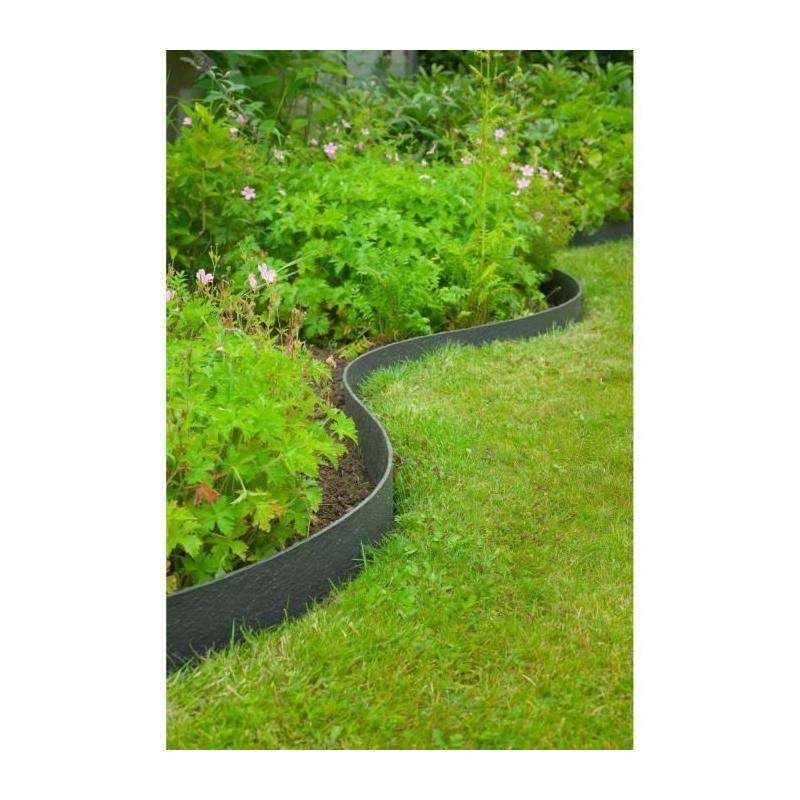 Bordure de jardin noire 5mm - Dimension 0,12x12m