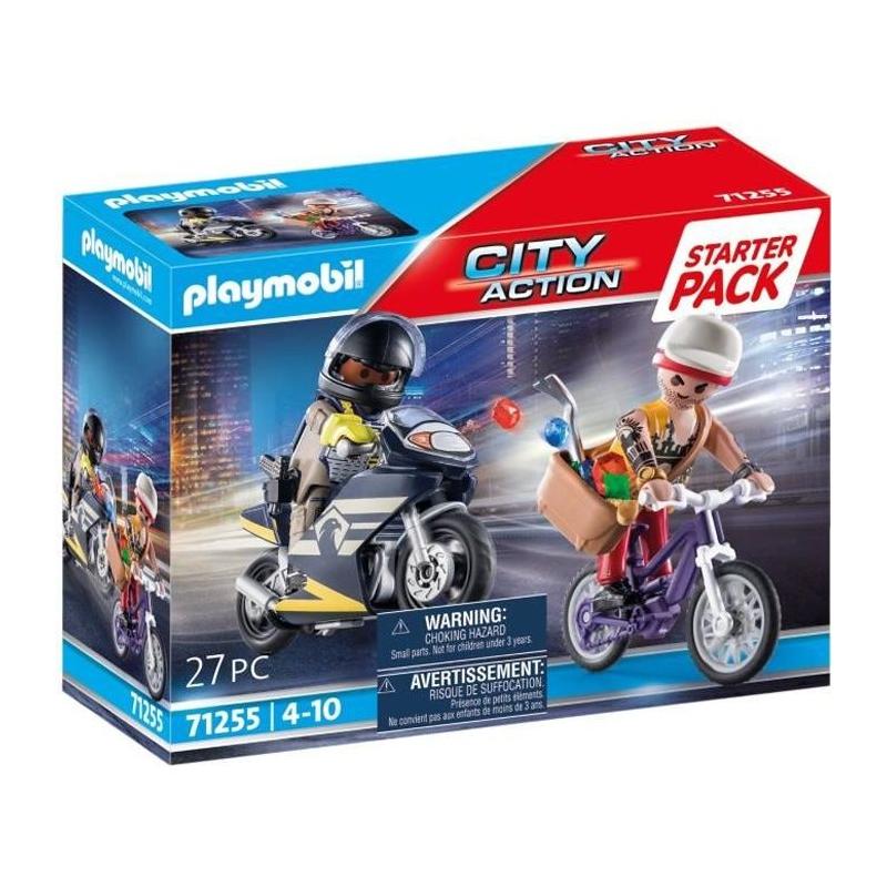 Starter Pack Agent et Voleur PLAYMOBIL 71255 - Pour des heures de jeu palpitantes !