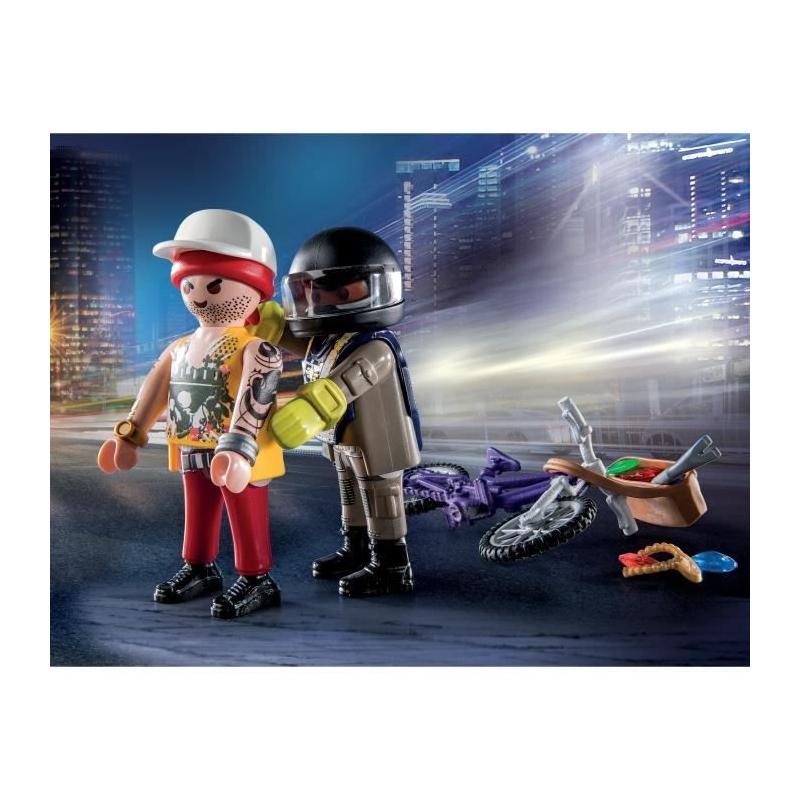 Starter Pack Agent et Voleur PLAYMOBIL 71255 - Pour des heures de jeu palpitantes !