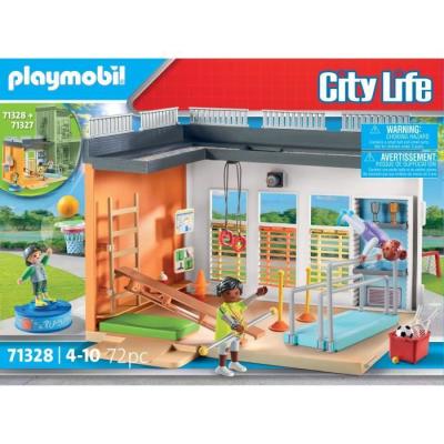 Amusez-vous avec la salle de sport PLAYMOBIL 71328 - Univers scolaire