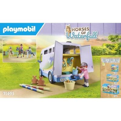 Jeu PLAYMOBIL 71493 Van pour cheval et poneys avec enclos - Horses of Waterfalls
