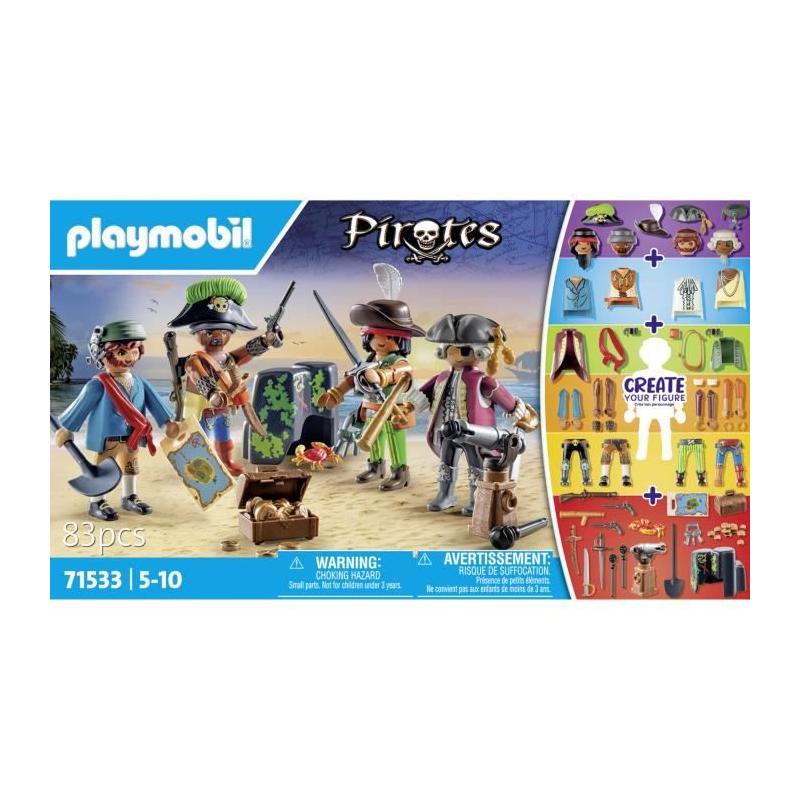 Figurines Pirates PLAYMOBIL 71533 : Aventure en mer!