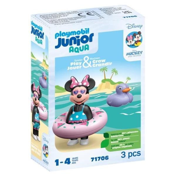 PLAYMOBIL Junior 71706 Minnie avec bouée, Junior & Disney, Des 12 mois