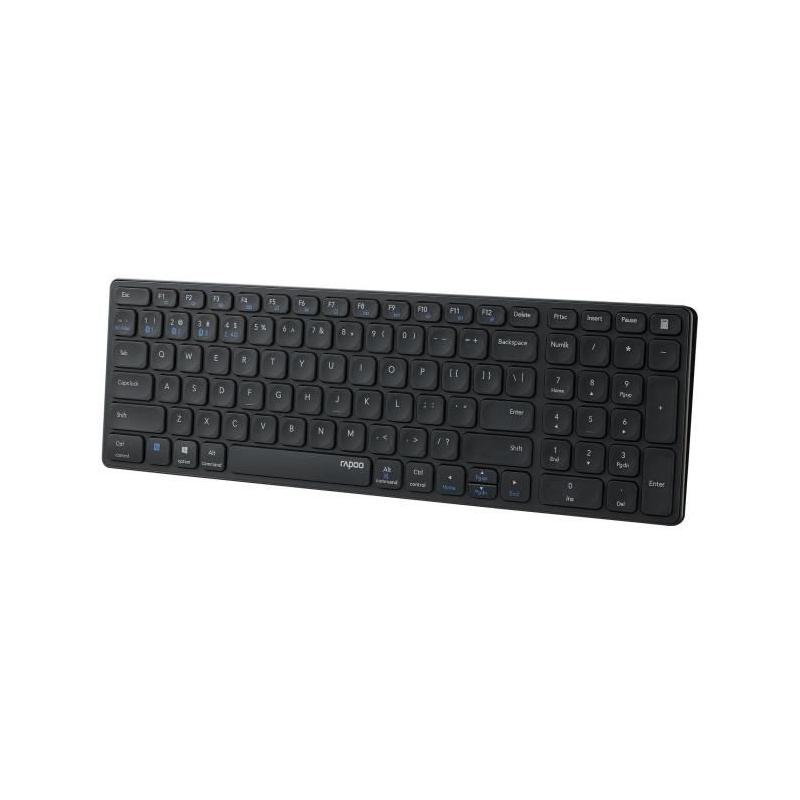 Ensemble clavier souris RAPOO 9700M Sans fil Multimode Noir - Compact et performant