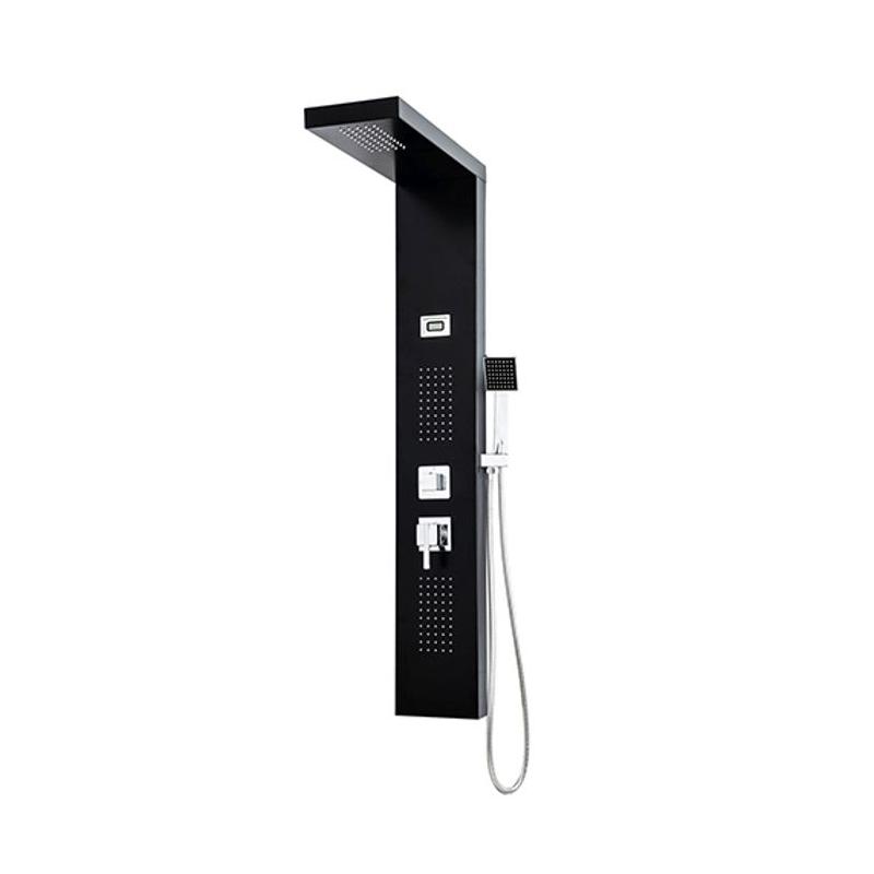 Colonne de douche Hydromassante TORQUAY - Finition noire
