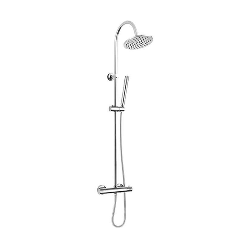 Colonne de douche LOONA - Chrome | Dimensions: 119x36x9 cm