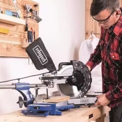 Scie à onglet radiale SCHEPPACH 255mm - 2000W - 2 lames carbure