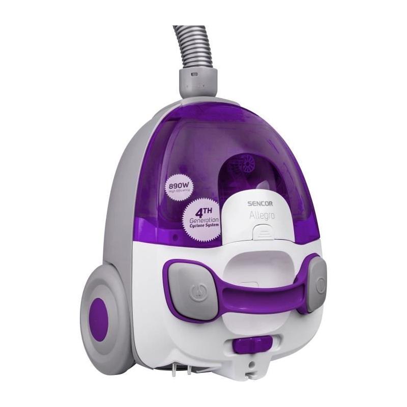 Aspirateur traineau sans sac SENCOR SVC-512VT - Puissant et silencieux - Violet
