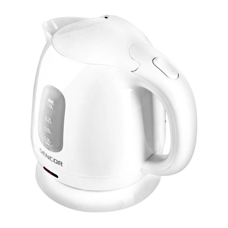 Bouilloire SENCOR SWK 1010WH - Design Blanc - 1100 W - 1 L