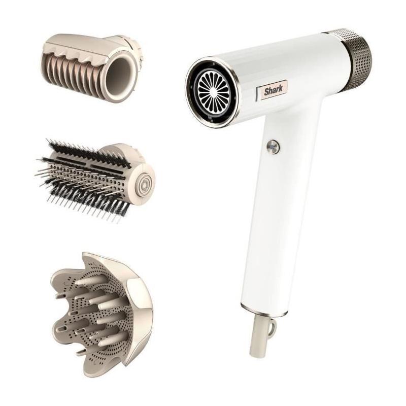 Sèche-cheveux SHARK HD334EU - Séchage rapide & Boucleur - Pour cheveux lisses et ondulés