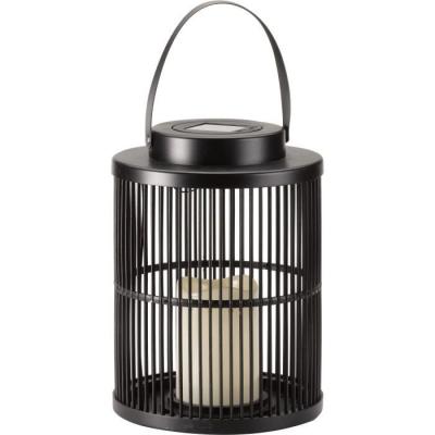 Lanterne Solaire Urbane Noire | Élégante lampion d'extérieur