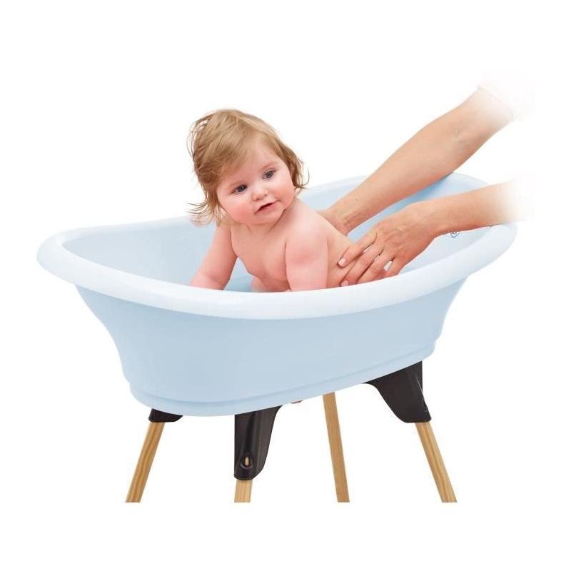 Kit baignoire VASCO Fleur Bleue - 3 en 1 - Bleu - Made in France