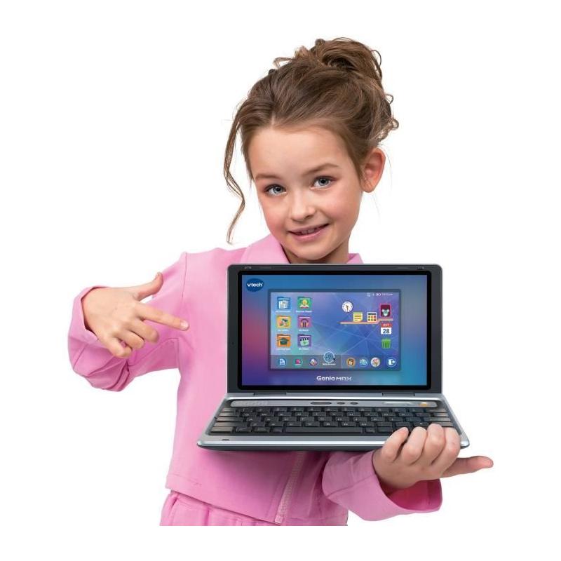 Ordinateur pour enfant VTECH GENIO MAX (écran 7) avec 10 jeux sur les métiers - Mixte - 5 a 12 ans
