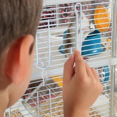 Cage Rody3 duo pour petits rongeurs - Grenadine - L 41 x l 27 x H 40,5 cm