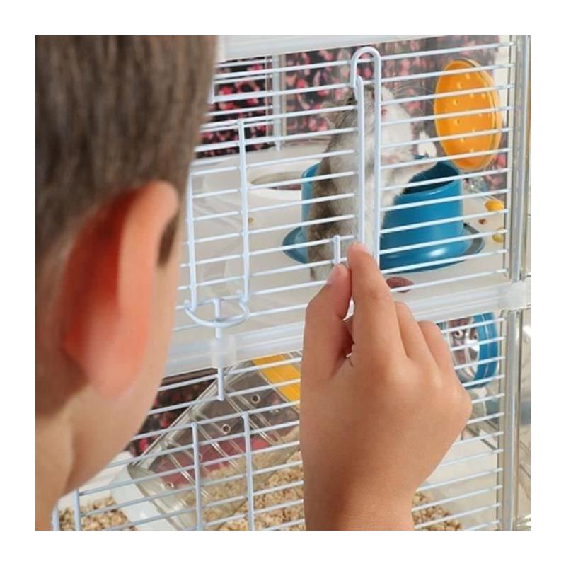 Cage Rody3 duo pour petits rongeurs - Grenadine - L 41 x l 27 x H 40,5 cm