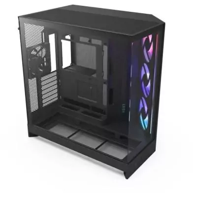 Boitier moyen-tour - NZXT - CM-H92FB-R1 - H9 Flow RGB - Double chambre - Ventilateurs RGB inclus - Noir