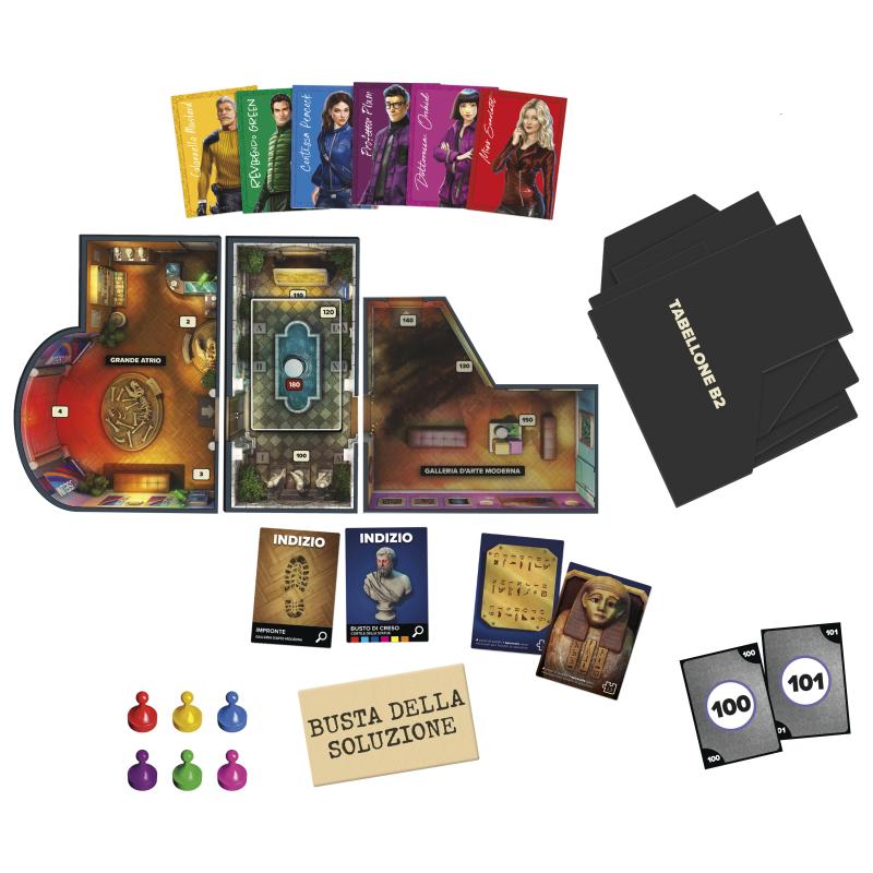 Hasbro Gaming Cluedo Vol au musée