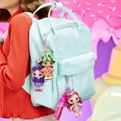 MGA Entertainment Yummiland Lipgloss Doll- Piper Peach