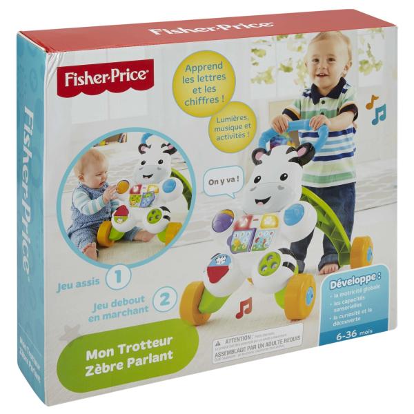 Fisher-Price Mon Trotteur Zèbre Parlant