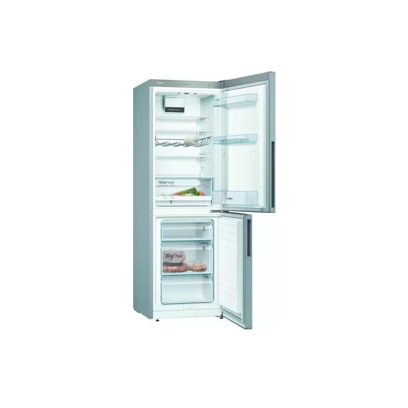 Bosch Serie 4 KGV33VLEAS réfrigérateur-congélateur Pose libre 289 L E Acier inoxydable