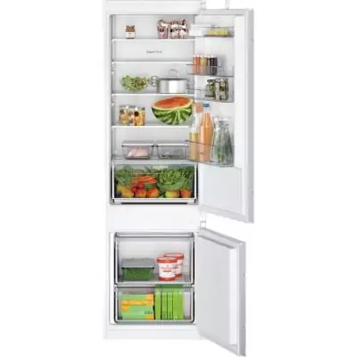 Bosch Serie 2 KIV87NSE0 réfrigérateur-congélateur Intégré 270 L E Blanc
