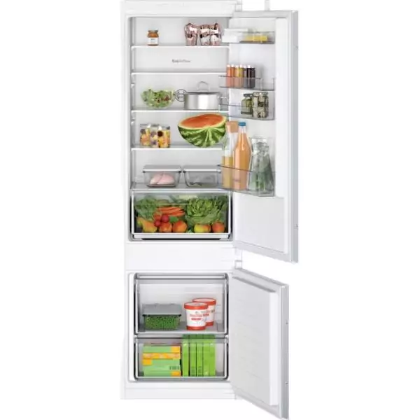 Bosch Serie 2 KIV87NSE0 réfrigérateur-congélateur Intégré 270 L E Blanc