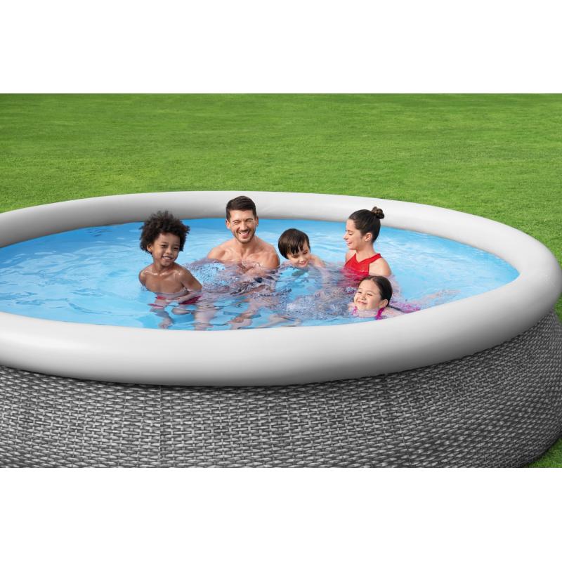 Bestway Fast Set Kit piscine gonflable ronde 3,66 m x 76 cm