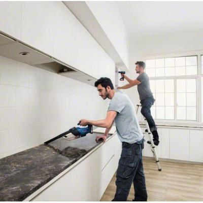 Bosch GAS 18V-1 Professional aspirateur de table Noir, Bleu, Rouge, Translucide Sans sac