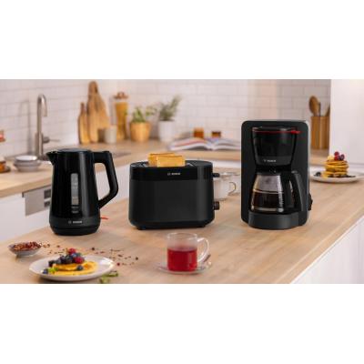 Bosch TWK1M123 bouilloire 1,7 L 2400 W Noir