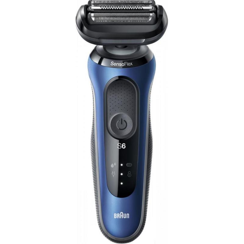 Braun Series 6 61-B7200CC Rasoir à grille Tondeuse Noir, Bleu