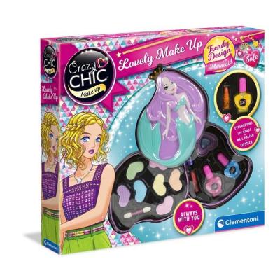 Clementoni Crazy Chic Palette de maquillage Sirène - Lovely make up mermaid