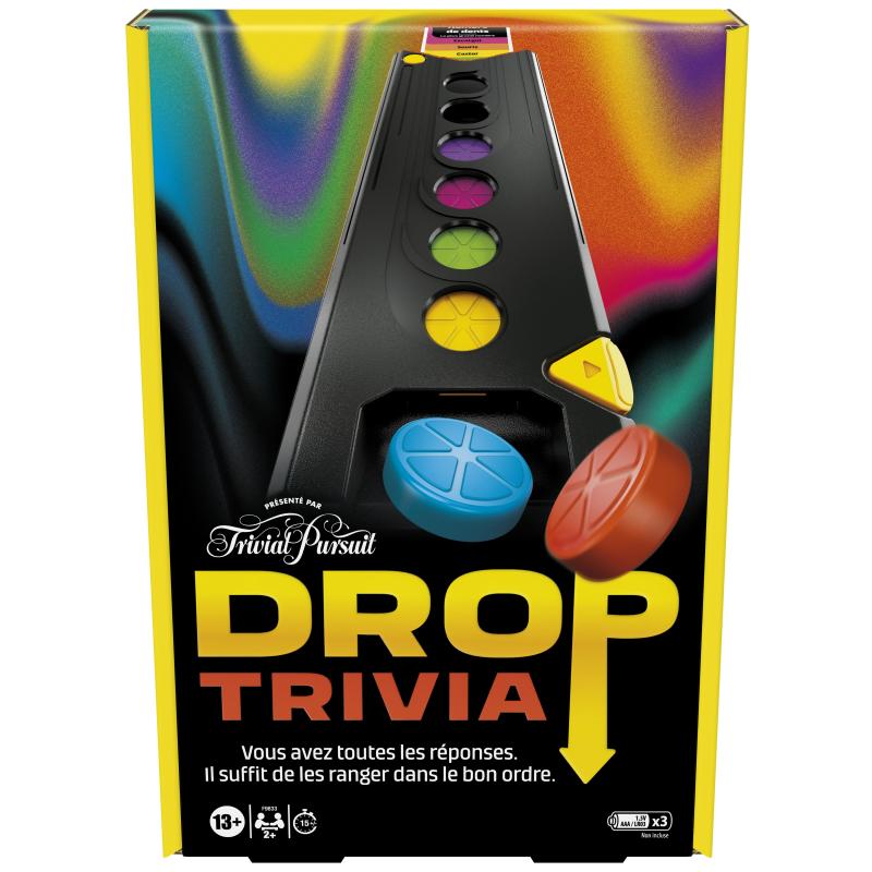 Hasbro Gaming Drop Trivia 15 min Jeu de société Fête