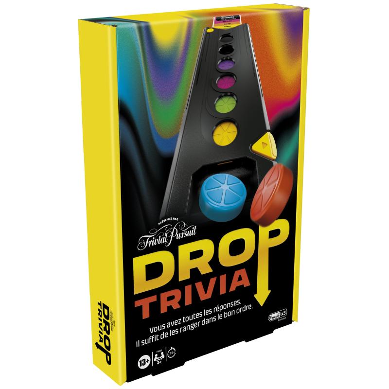 Hasbro Gaming Drop Trivia 15 min Jeu de société Fête