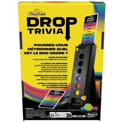 Hasbro Gaming Drop Trivia 15 min Jeu de société Fête