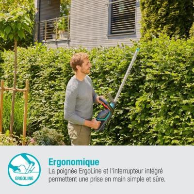 Taille-haie sans fil GARDENA ComfortCut 60/18V - Puissant et pratique!