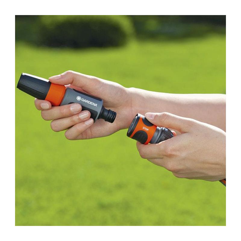 Raccord d'arrosage Aquastop GARDENA Ø19mm - Anti fuites - Power Grip