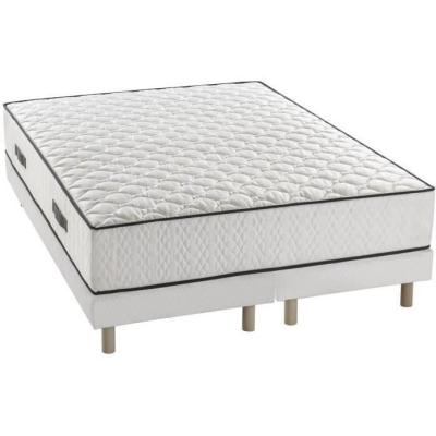 Ensemble matelas + sommiers 2 x 90 x 200cm - Ressorts ensachés - Confort 7 zones - Équilibré