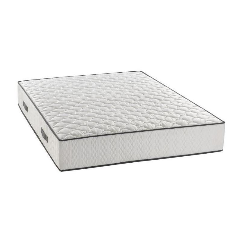 Ensemble matelas + sommiers 2 x 90 x 200cm - Ressorts ensachés - Confort 7 zones - Équilibré