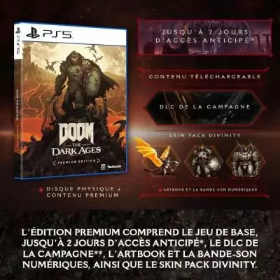Doom: The Dark Ages PE - PS5 | Plongez dans l'obscurité sur PlayStation 5