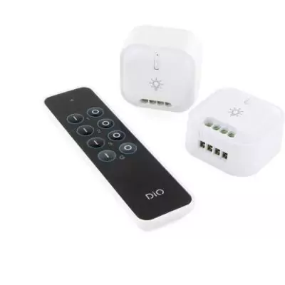 Kit 2 modules éclairage et télécommande DiO CONNECTED HOME - Contrôlez votre éclairage!