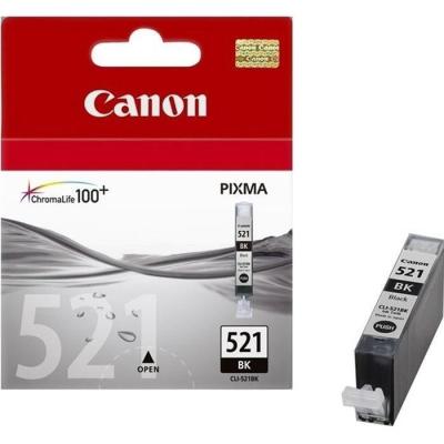 Cartouche d'encre CLI-521 BK Noir Photo Pour Canon