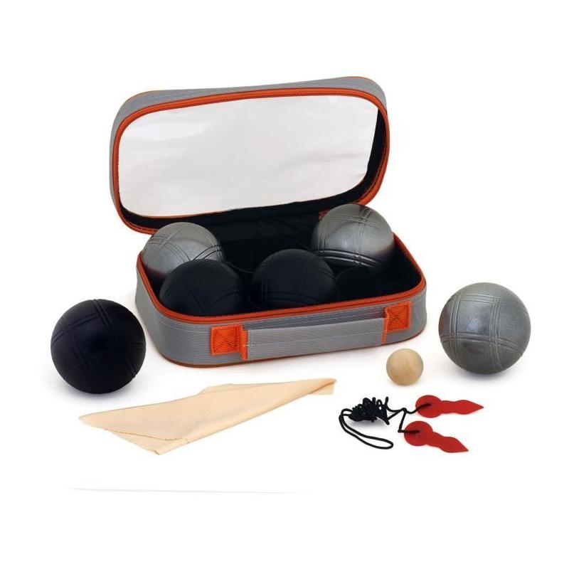 Triple triplette de pétanque K-RO - Noir Mat - 720g