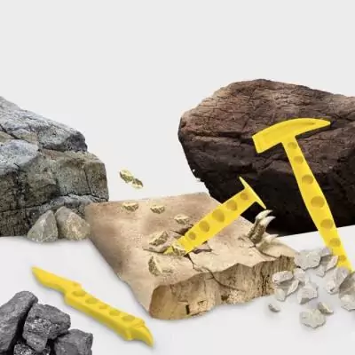 Super kit Velociraptor - Kit scientifique pour devenir un génie de l'archéologie