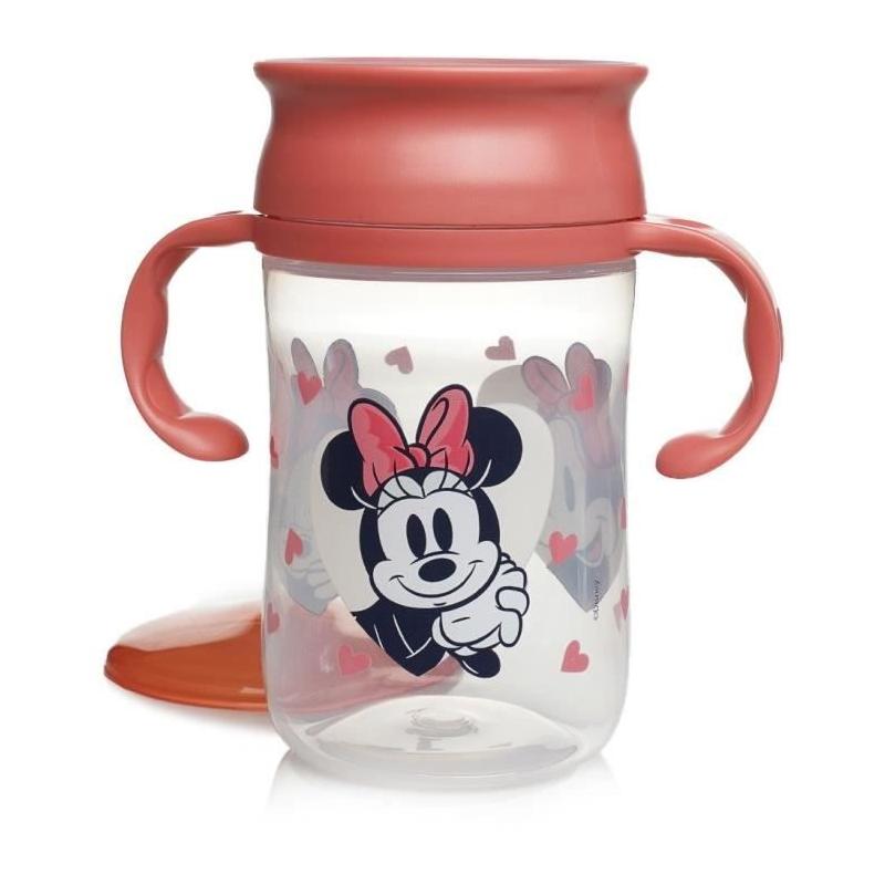 Tasse d'apprentissage 360° Minnie avec disque anti-fuite