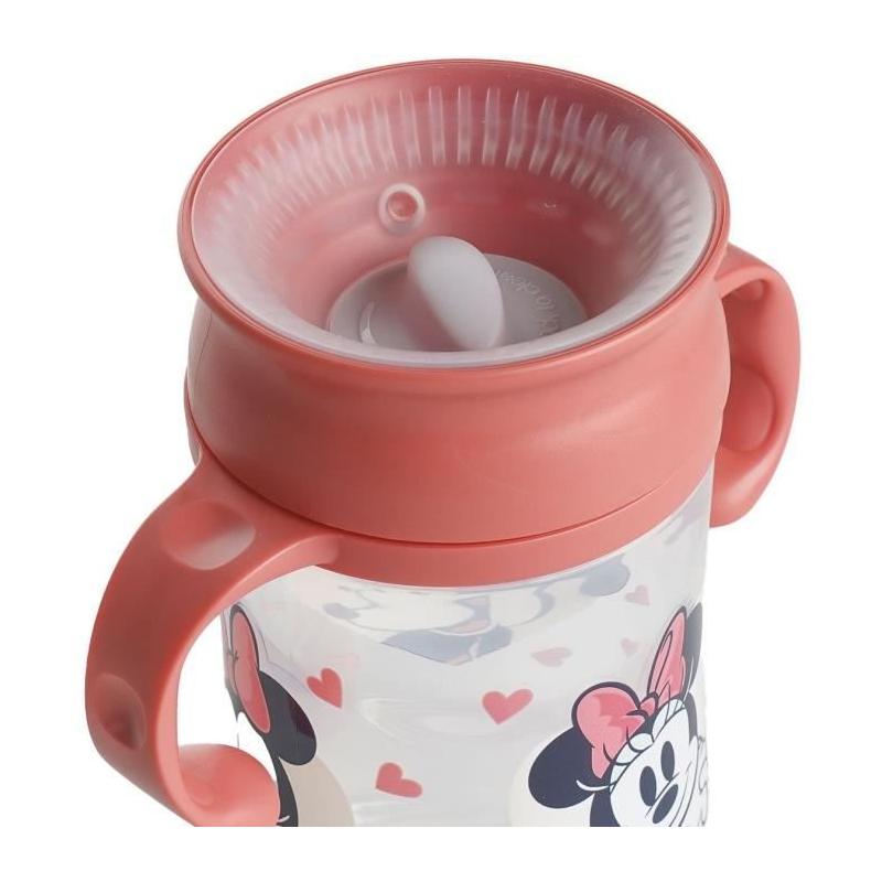 Tasse d'apprentissage 360° Minnie avec disque anti-fuite